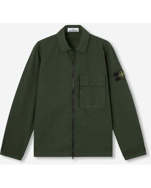Stone Island Technical Overshirt - Green