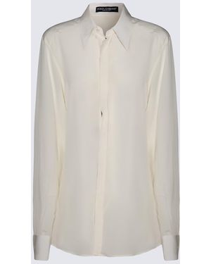 Dolce & Gabbana Silk Shirt - White