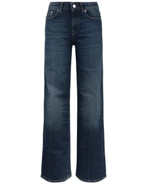 Department 5 Pretender Denim Wide Leg Jeans - Blue