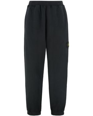 Stone Island Cotton Trousers - Black