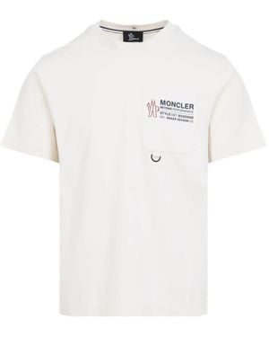 Moncler T-Shirts And Polos - White