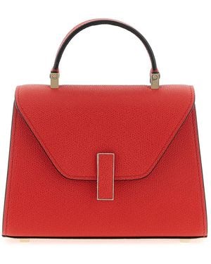 Valextra Micro 'Iside' Crossbody Bag - Red