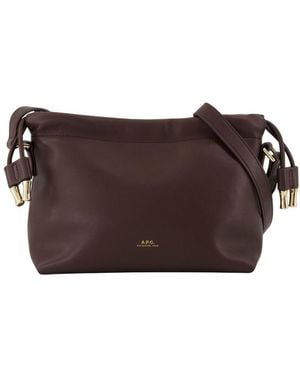 A.P.C. Ninon Mini Crossbody - Brown
