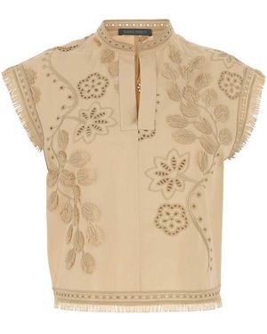 Alberta Ferretti Shirts - Natural