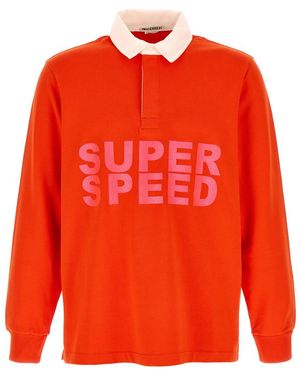 JW Anderson 'Super Speed' Polo Shirt - Orange