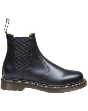 Dr. Martens Leather Chelsea Ankle Boots - Black