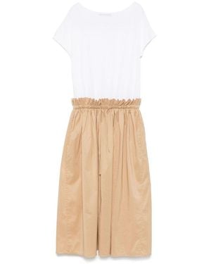 Fabiana Filippi Cotton Midi Dress - Natural