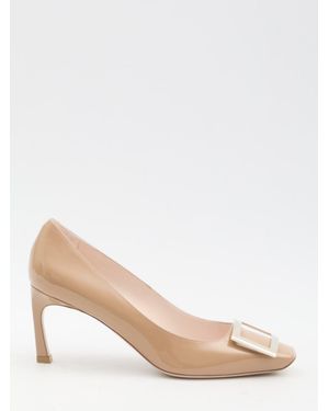 Roger Vivier Belle Vivier Trompette Court Shoes - Natural