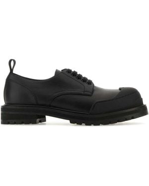 Marni Leather Dada Army Lace-Up Shoes - Black