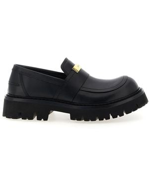 Moschino 'Brick' Loafers - Black