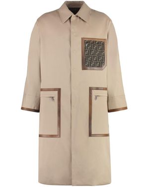Fendi Luxurious Reversible Trench For - Natural