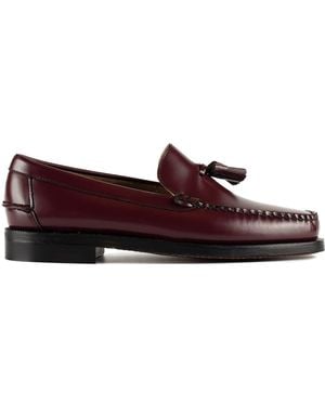 Sebago Classic Will Burgundy Loafer - Red