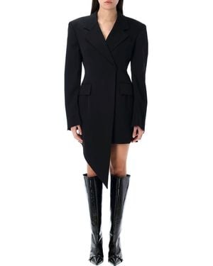 Alexander Wang Asymmetric Blazer Minidress - Black