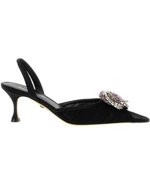 Mach & Mach 'Galaxy' Slingback - Black
