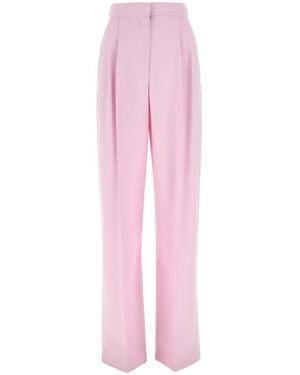 McQueen Pastel Wool Pant - Pink