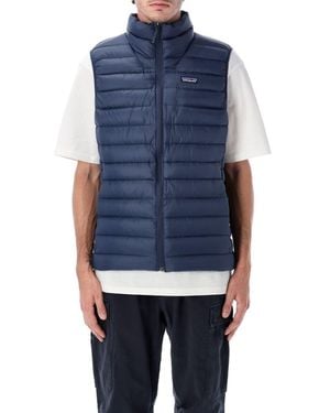 Patagonia Down Sweater Padded Vest - Blue