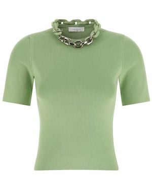 Rabanne Chain T-Shirt - Green