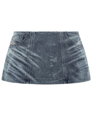 DIESEL 'De-Nora' Skirt - Blue