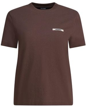 Jacquemus T-Shirts - Brown