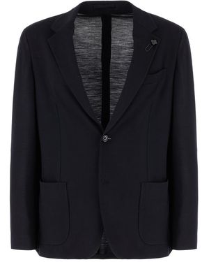 Lardini Jackets & Vests - Black