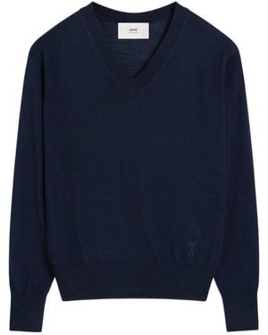 Ami Paris Sweaters - Blue