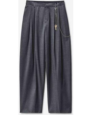 Alexander Wang Wide Wool Trousers - Blue