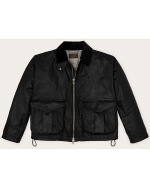 Filson Zipped Cotton Jacket - Black