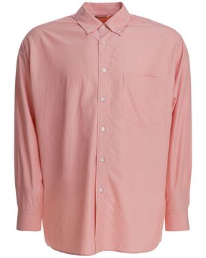 AURALEE Silk Shirt - Pink