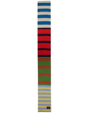 Howlin' Striped Scarf Unisex - White