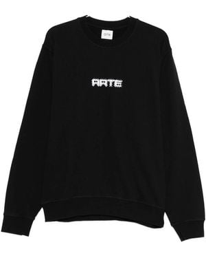 Arte' Pixel Crewneck Clothing - Black