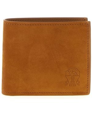 Brunello Cucinelli Nubuck Wallet - Brown