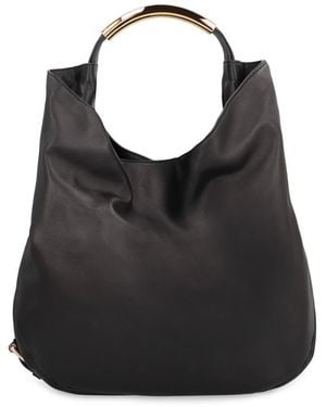 Moschino Leather Handbag - Black