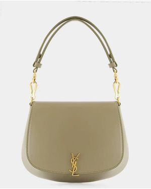 Saint Laurent "Voltaire" Shoulder Bag Mini - White