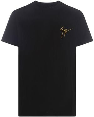 Giuseppe Zanotti T-Shirts - Black