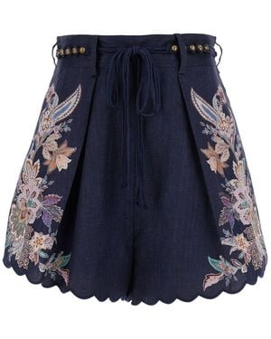 Zimmermann Shorts - Blue