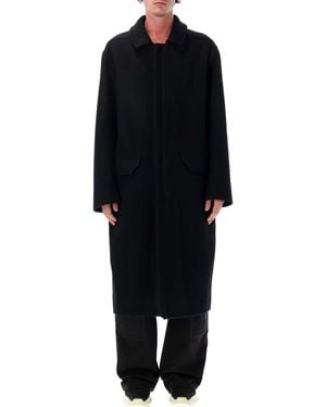Rick Owens Jumbo Mac Coat - Black