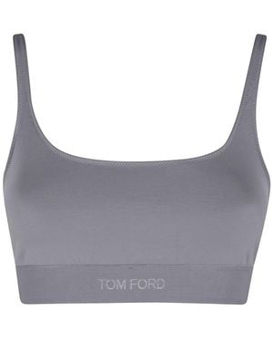 Tom Ford Modal "Signature" Bralette - White