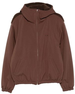 Arte' Nylon Technical Jacket - Brown