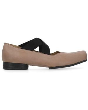Uma Wang Smooth Leather Ballet Shoes - White