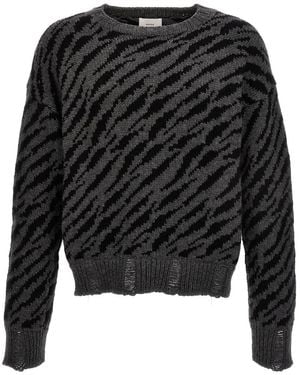 Rhude 'Zebra' Sweater - Black