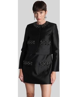 Self-Portrait Casual Jacket - Black