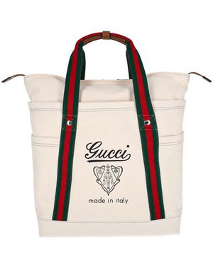 Gucci Large Logo Tote Bag - Pink