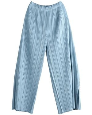 Pleats Please Issey Miyake Pants - Blue