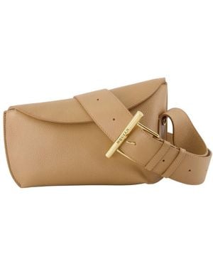 McQueen T-bar Sling Crossbody - Brown