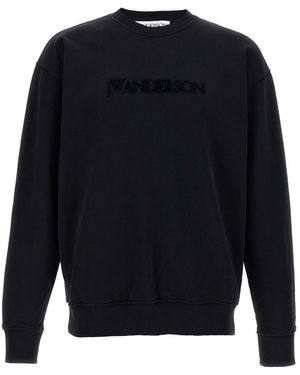 JW Anderson Sweatshirt Logo Embroidery - Blue