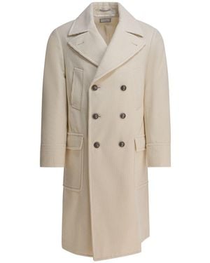 Brunello Cucinelli Velvet Coat - Natural
