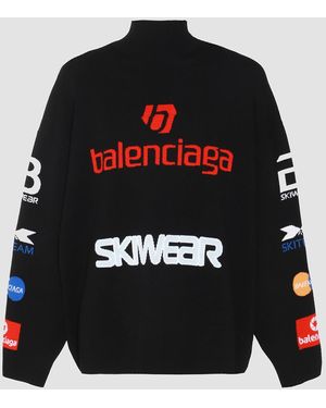Balenciaga Wool Top - Black