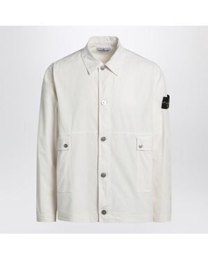 Stone Island Ivory Jacket - White