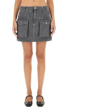 Baum und Pferdgarten Organic Cotton Midi Skirt - Gray