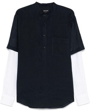 Giorgio Armani Shirts - Blue